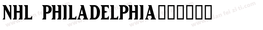 NHL Philadelphia字体转换